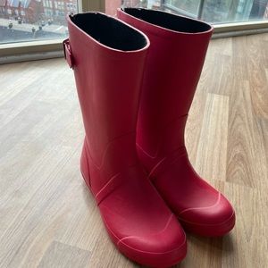 London Fog Red Rainboots